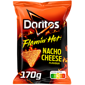 Favorite product: Doritos Flaming Hot Nacho Cheese