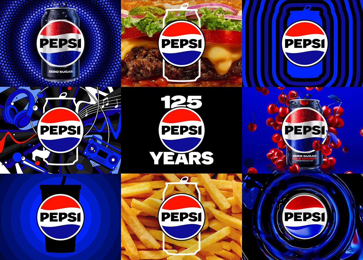 PepsiCo feiert das 125-jährige Bestehen mit neuem Markendesign